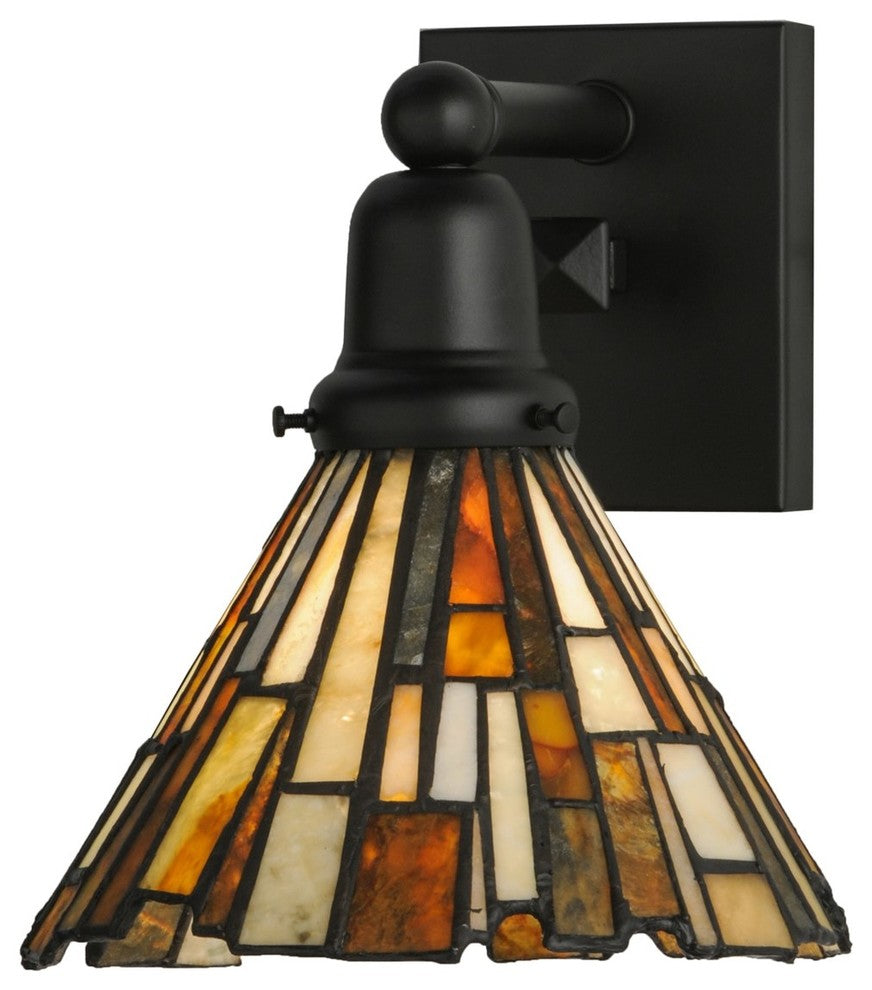 8 Wide Delta Jadestone Wall Sconce
