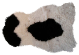 Natural 100% Icelandic Sheepskin Single Sheared 2'x3' Spotted