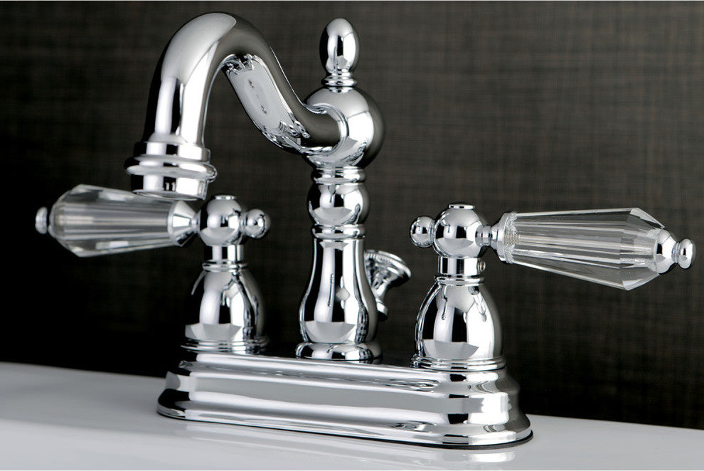 Kingston Brass 4" Centerset Bathroom Faucet, Polished Chrome