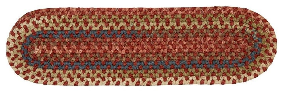 Colonial Mills Cedar Cove CV79 Rust Traditional Area Rug, Round 12'x12'
