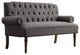 Elegant contemporary look Loveseat, Brown