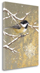 "Winter Birds Chickadee Color" By Beth Grove, Giclee on Gallery Wrap Canvas