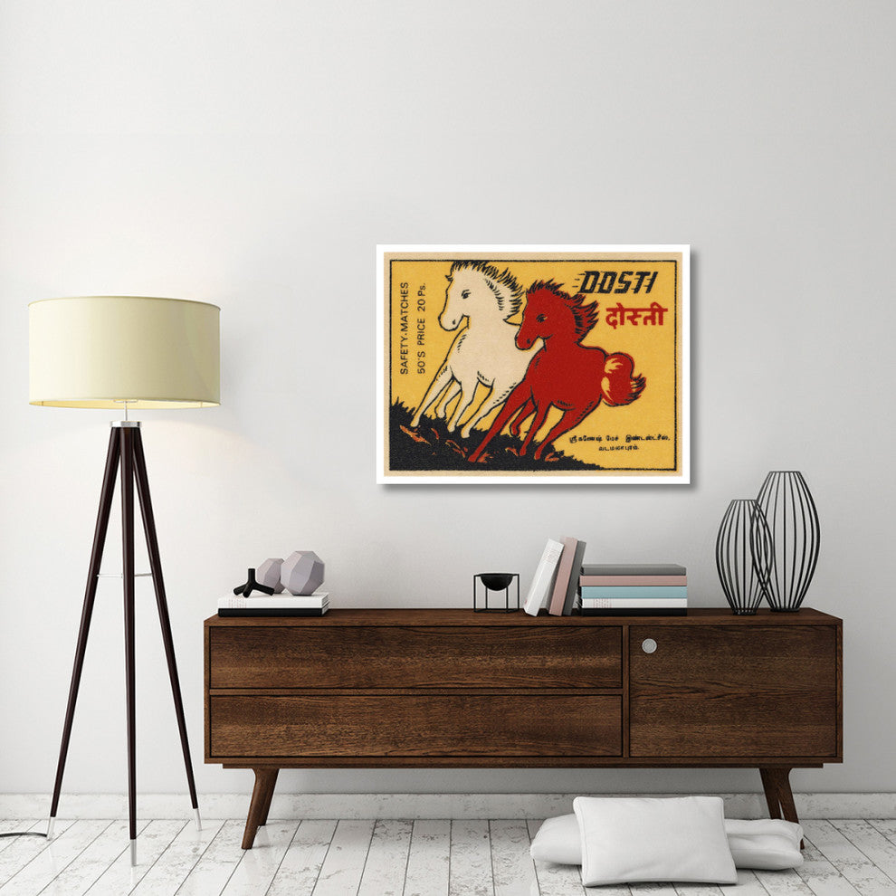"Posti Matches" Digital Paper Print by Phillumenart, 42"x32"