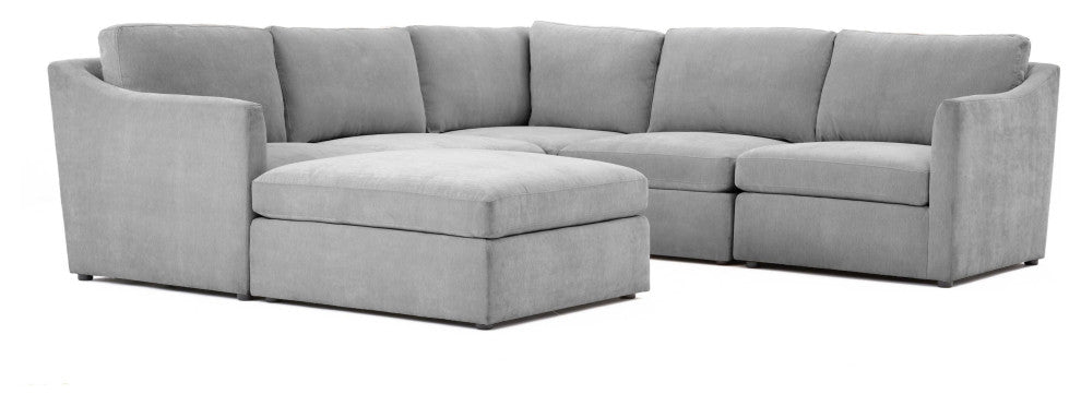 Aiden Gray Modular Chaise Sectional - Grey