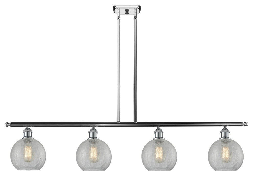 Innovations Lighting 516-4I-PC-G125-8-LED Athens 4 Light 48" Island Light