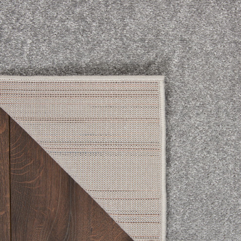 Nourison Essentials 2' x 4' Silver Grey Outdoor Area Rug
