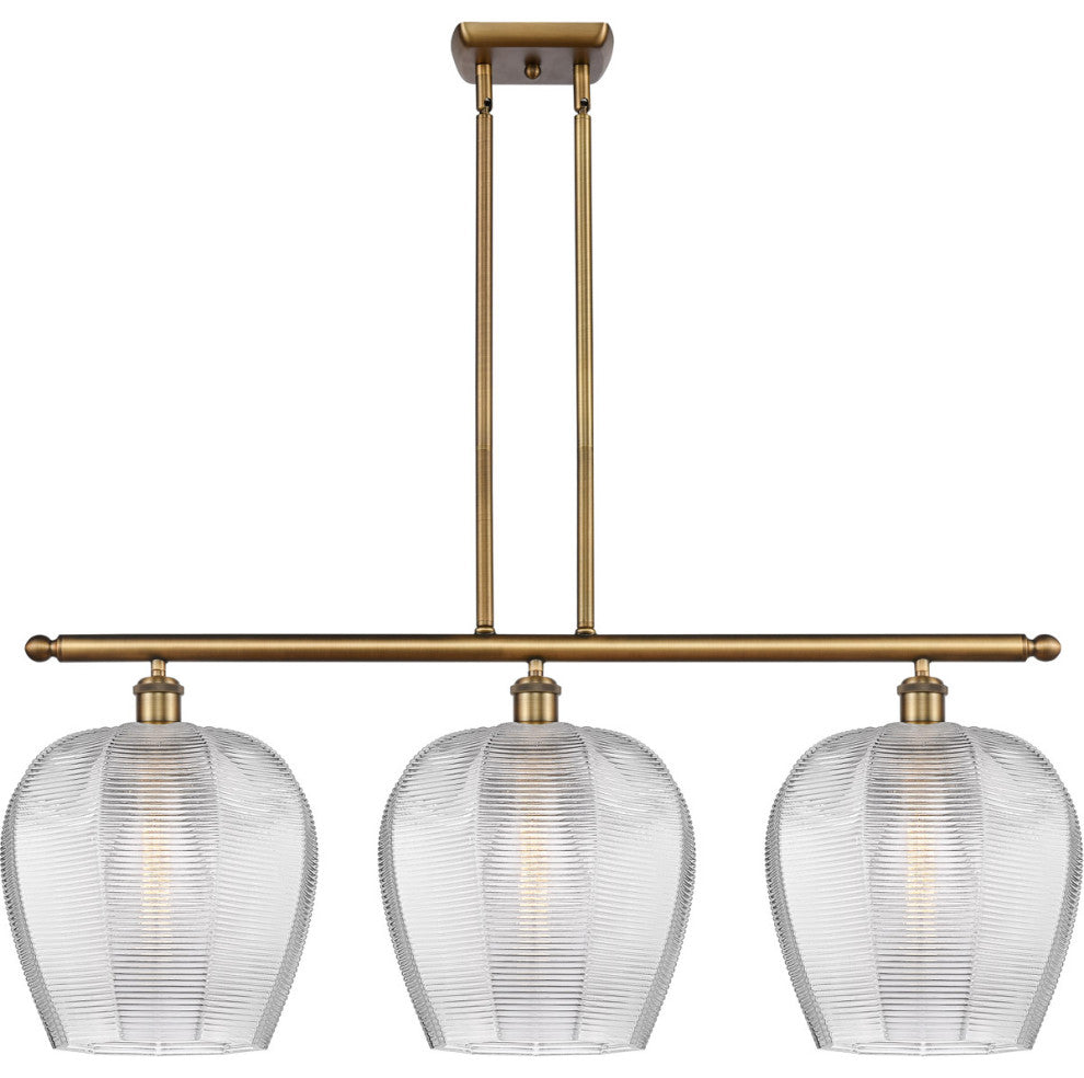 Innovations 516-3I-BB-G462-12 3 Light Island Light, Brushed Brass