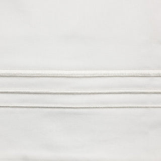 Embroidered Border Sheet Set, 4 Piece, White, King