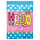 Flag Pineapple Hello Summer 29x42