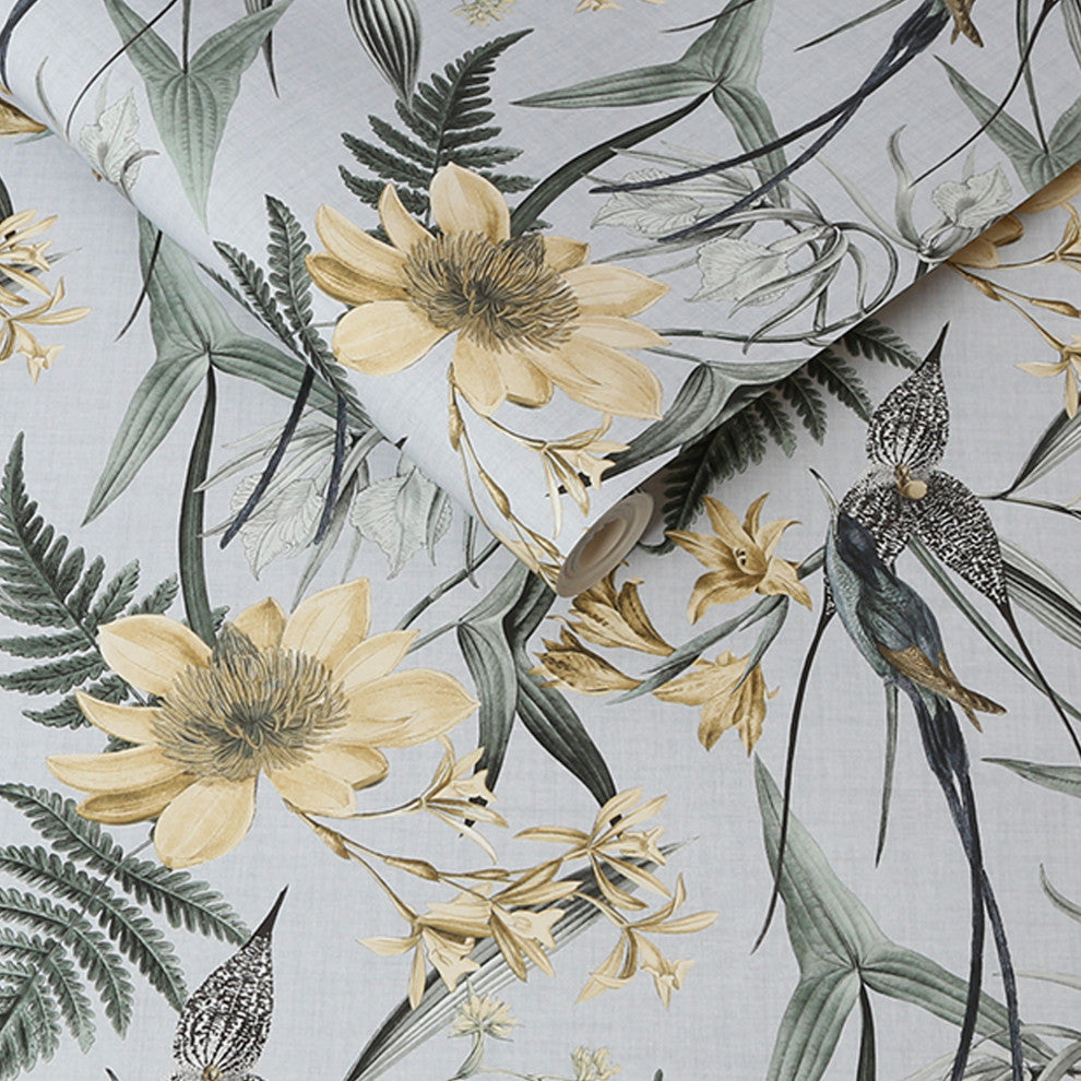 Botanic Garden Multicolor Wallpaper
