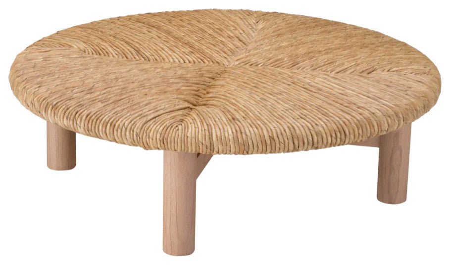 Seagrass Round Coffee Table | Eichholtz Costello, Natural