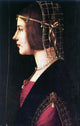 Ambrogio De Predis Portrait of a Woman, 18"x27" Wall Decal Print
