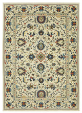 Fabienne Persian Indoor Ivory/Multi Area Rug, Ivory, 9'10"x12'10"
