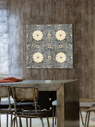 "Cream Floral" Painting Print on Wrapped Canvas