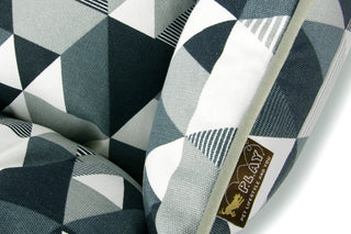 Lounge Bed, Mosaic, Tuxedo, Extra Large