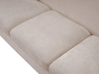 Penelope Upholstered Sofa, Beige, Chenille Fabric