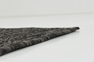 Unique Loom Black Solid Outdoor 2' 0 x 6' 0 Runner Rug