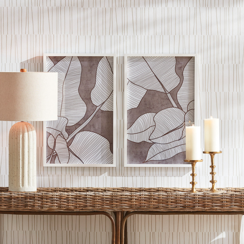 Palm Leaf Prints, Set of 2
