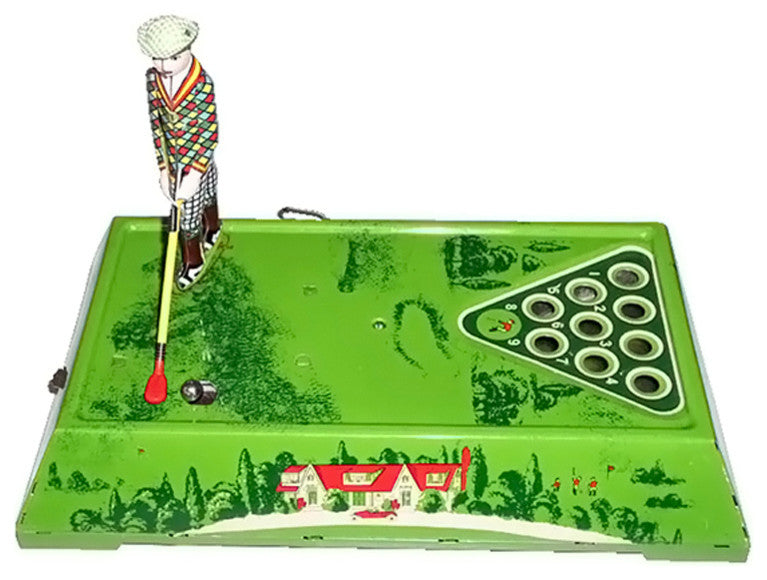 Collectible Tin Golfer Toy