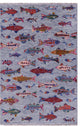 Gabbeh Fish Design Handmade Rug 5' 1" X 8' 0" - Q15880