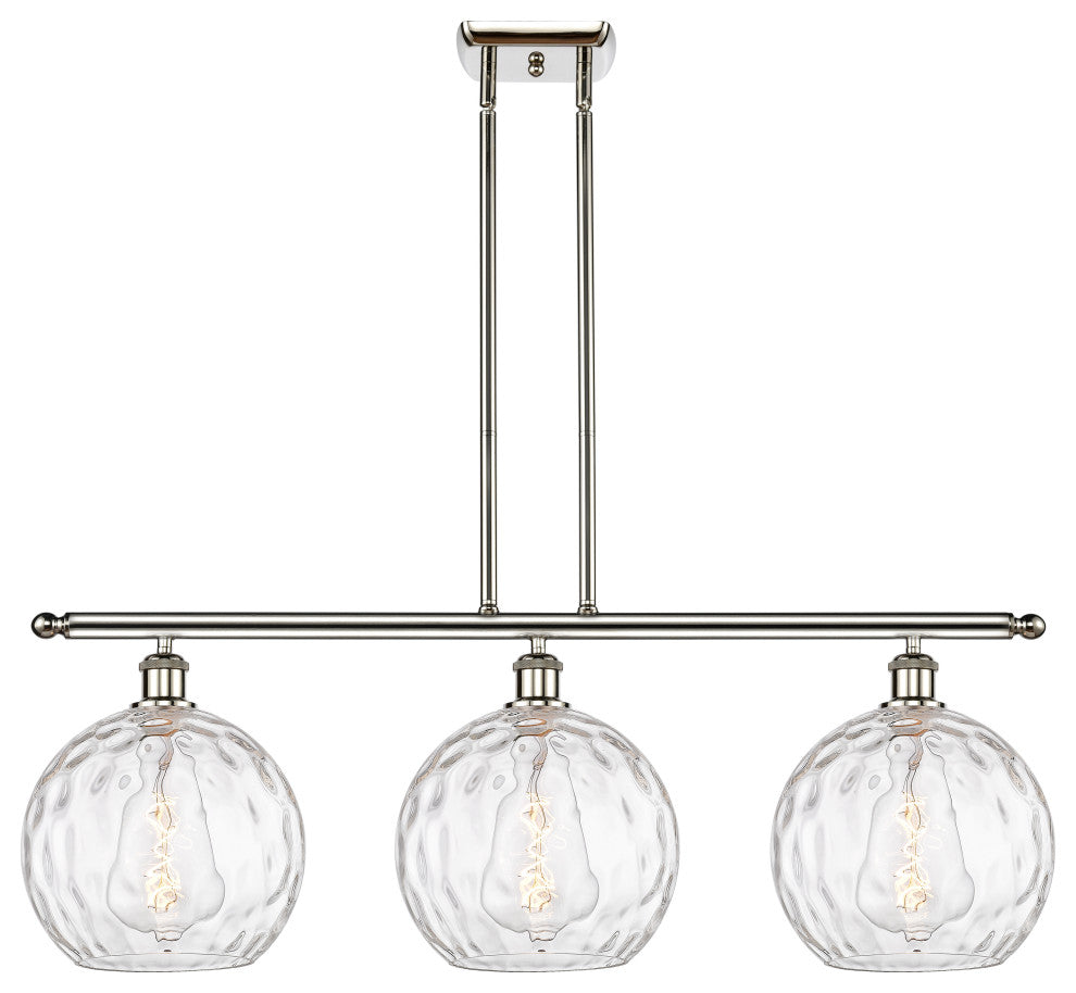 Innovations 516-3I-PN-G1215-10-LED 3 Light Island Light, Polished Nickel
