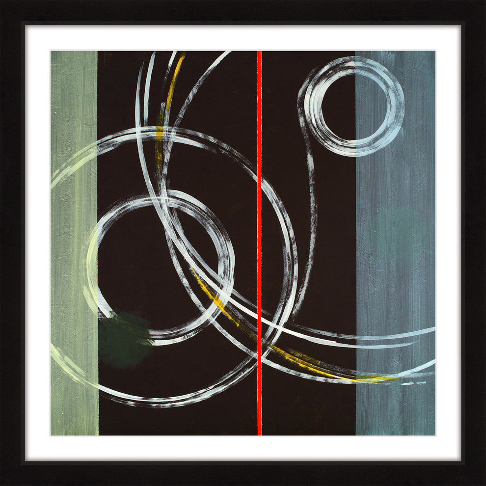 "Circle Swirl" Framed Art Print