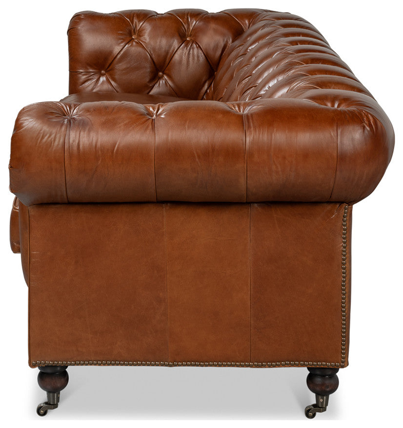 Vintage Style Classic Chesterfield Sofa