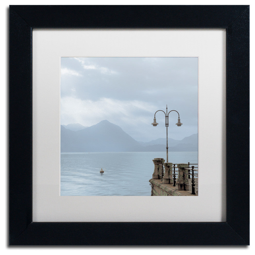 Alan Blaustein ''Lake Vista VIII'' Art, Black Frame, White Mat, 11x11