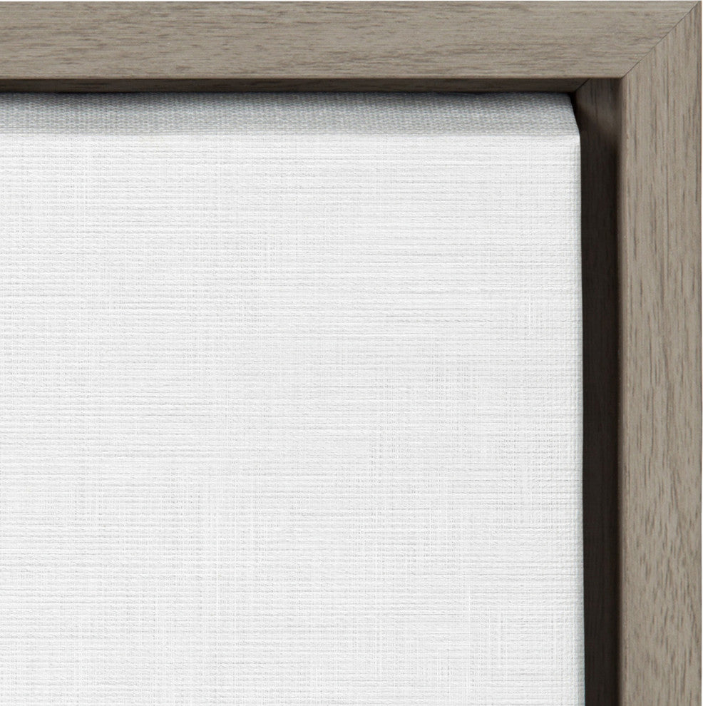 Sylvie Basketball Portrait Framed Canvas, Gray 18x24
