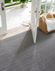 Dash & Albert Herringbone Shale/White Handwoven Indoor/Outdoor Rug, 5' x 8'