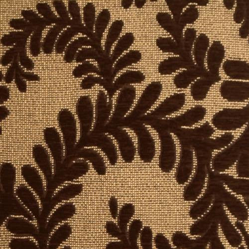 Pillow Decor - Brackendale Ferns Brown Rectangular Throw Pillow