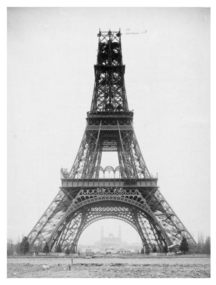 "The Eiffel Tower, November 23, 1888" Print by Louis-Emile Durandelle, 14"x18"