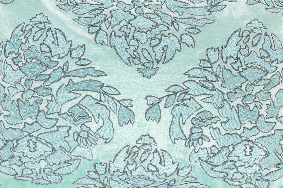 Mint and Gray Decorative Throw Pillow