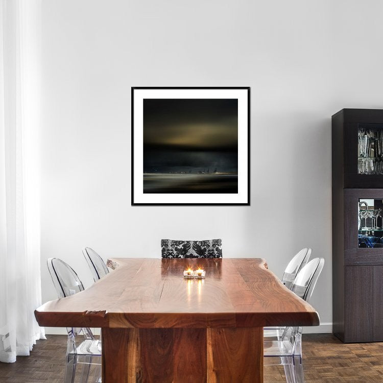 "Northern Wind" Framed Digital Print by Piet Flour, 38"x38"