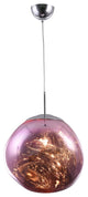 15" Single ORB Pendant Light, Pink