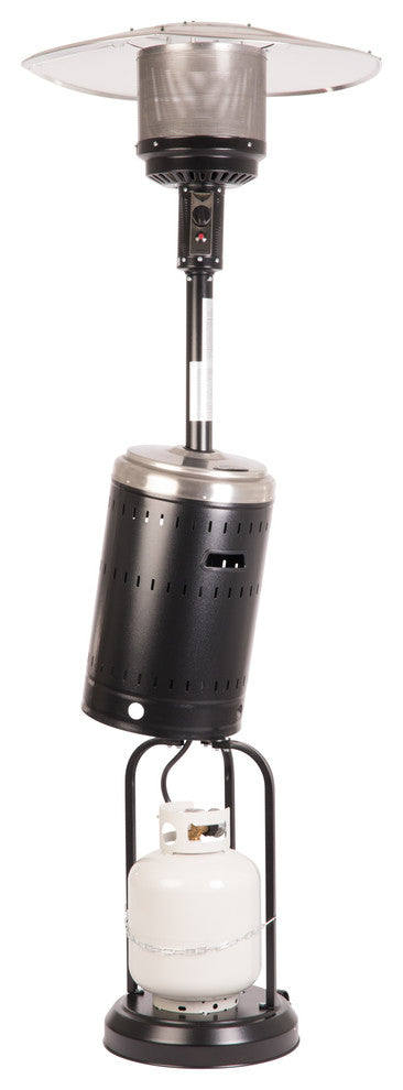 Commerical Patio Heater, Stainless Steel, Onyx and Stainless Steel Finish