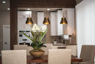 Large White Orchid Faux Floral