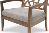 Baxton Studio Jennifer Modern Lounge Chair With "Gray" Seat