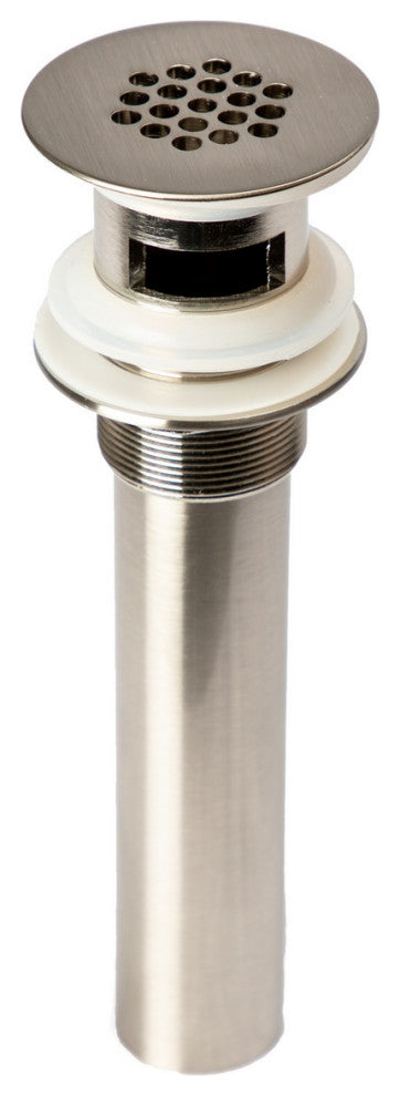 Eden Bath EB_D006BN 1.5" Grid Drain with Overflow