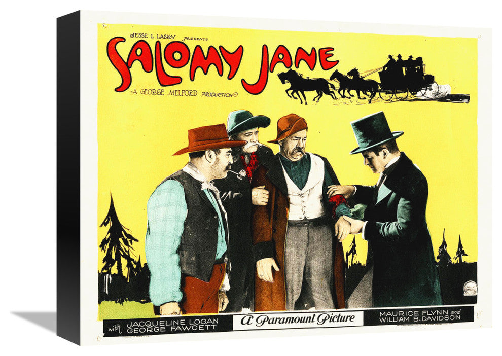 "Salomy Jane" Stretched Canvas Giclee by Hollywood Photo Archive, 16"x12"