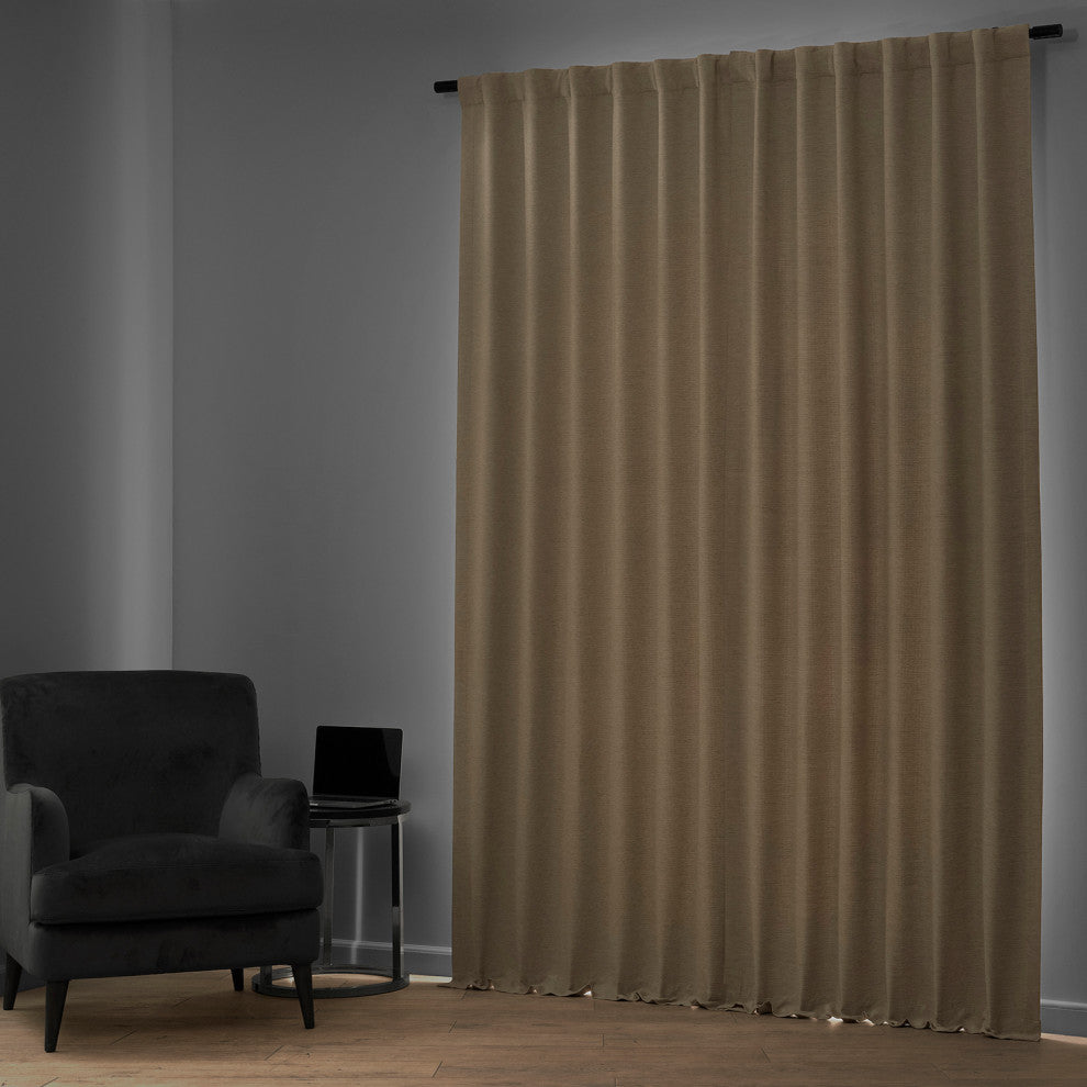 Ginger Bellino Blackout Room Darkening Curtain Single Panel, 50"x120"