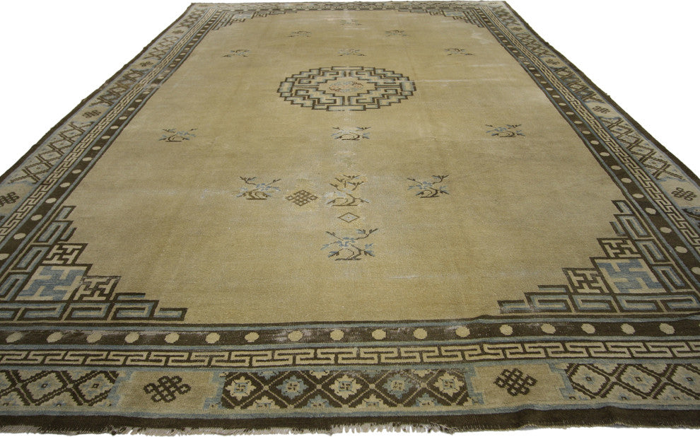 Antique Chinese Peking Rug, 07'04 X 11'08