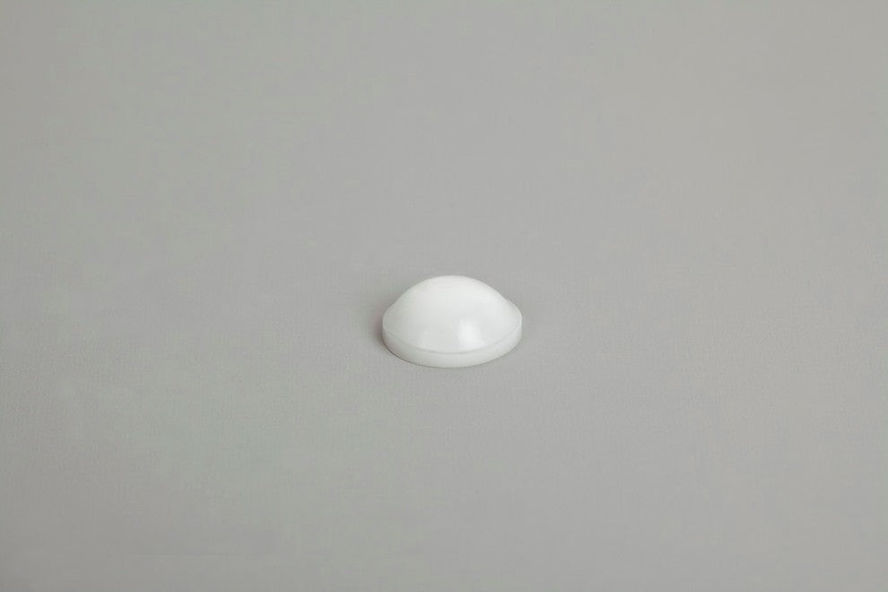 Round Adhesive Cabinet & Furniture Bumper Pads-BS12 .375"x.150"-288pcs, White