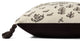 Loloi PLL0025 Ivory / Black 18" x 18" Cover w/Poly Pillow