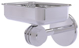 Satellite Orbit Two Wall Mount Soap Dish With Dotted Accents, Polished Chrome