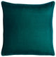 Surya Velvet Glam Deep Teal Pillow Shell With Polyester Insert 20"H X 20"W