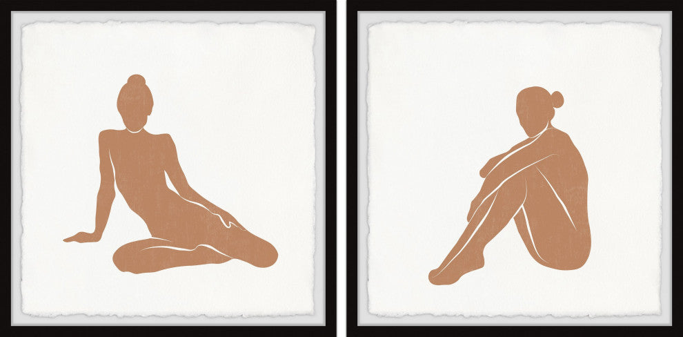 Feeling the Sunshine Diptych, Set of 2, 32x32 Panels