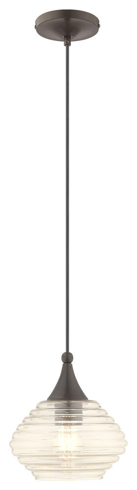 Livex Lighting English Bronze 1-Light Mini Pendant