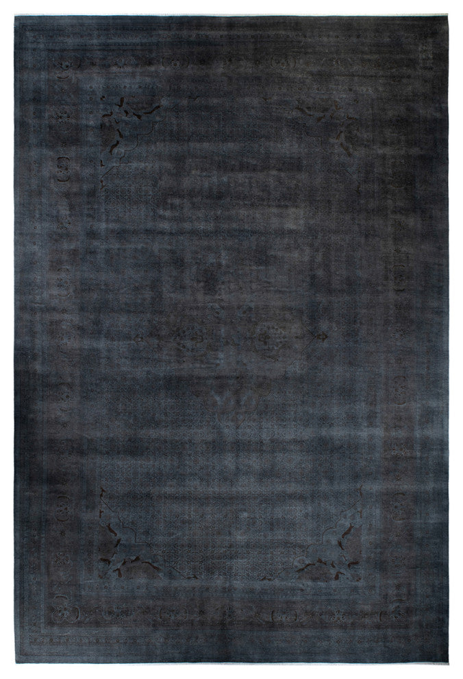 Fine Vibrance, One-of-a-Kind Handmade Area Rug Light Gray, 18'4"x12'5"