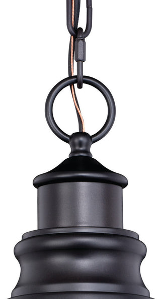 Delano 11" Outdoor Pendant Oil Burnished Bronze and Light Gold